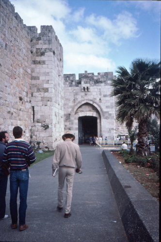 Jaffa Gate side entrance