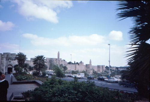 Pathway toward Jaffa Gate