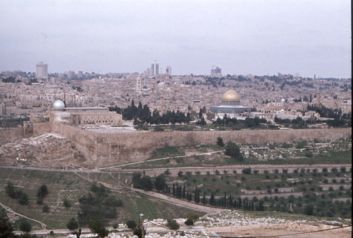 Jerusalem, Temple Mount view